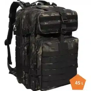 Mochila impermeable camuflada