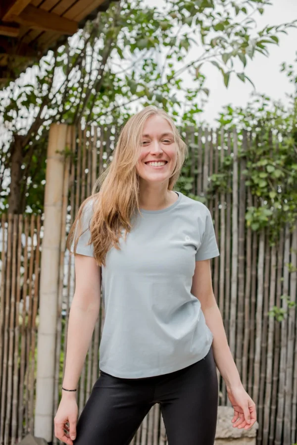 Polera mujer algodón 100% orgánico manga corta - Pillqu - Imagen 8
