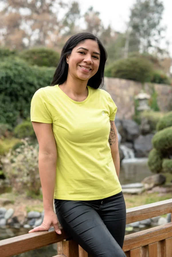 Polera mujer algodón 100% orgánico manga corta - Pillqu - Imagen 12