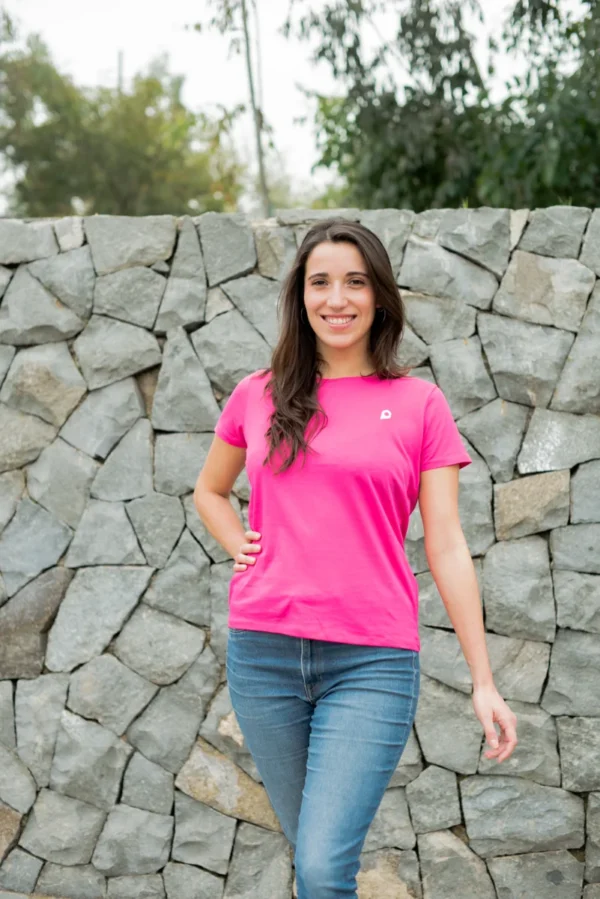 Polera mujer algodón 100% orgánico manga corta - Pillqu - Imagen 2