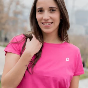 polera color magenta de mujer marca pillqu