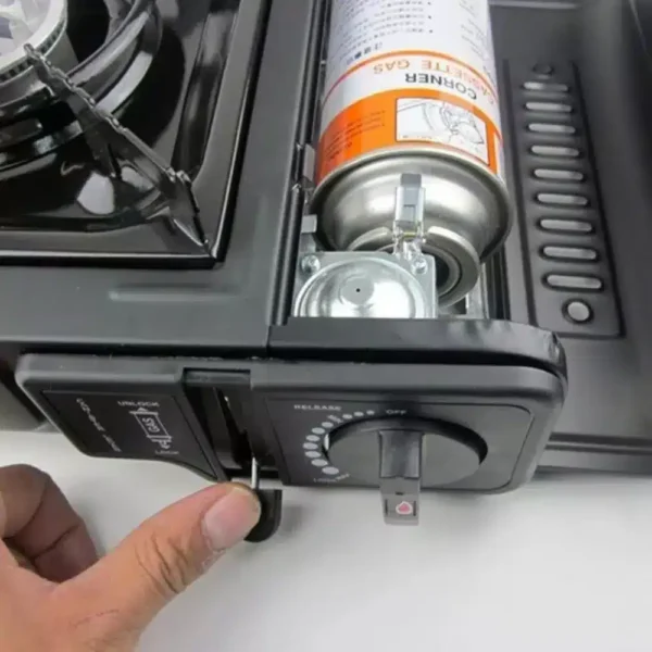 Cocinilla portátil con maleta y gas incluidos - Imagen 5